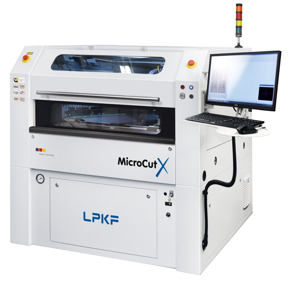 Sistema laser LPKF MicroCut X per il taglio di stencil SMT