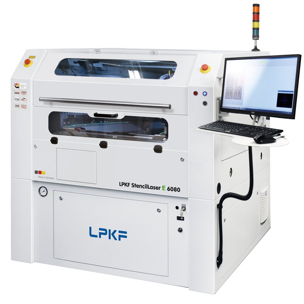 Sistema laser LPKF StencilLaser E 6080 per la produzione di stencil SMD
